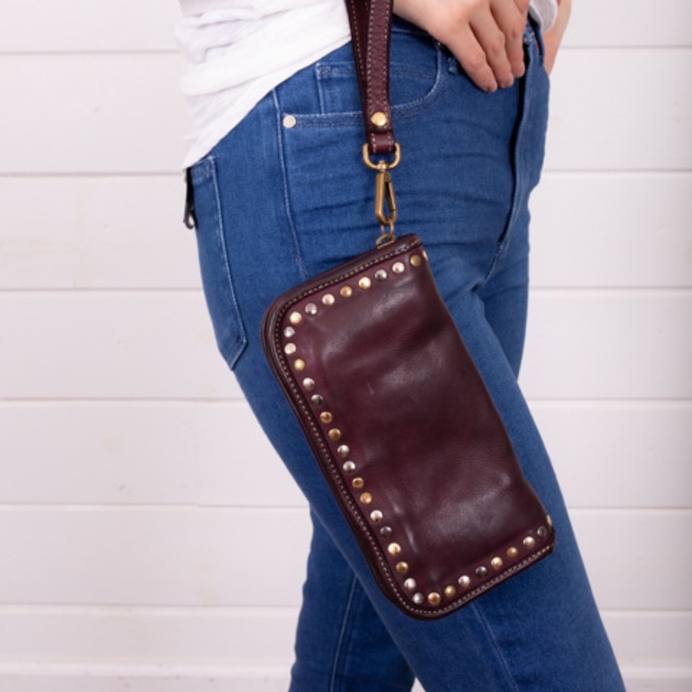 Bolsa Nova Sofia Zip Around Wallet Bordeaux NEW